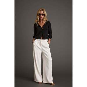 12th Tribe Skylar White Trousers Size SS